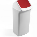 150. Poubelle à déchets de 40 litres rouge