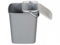 66. Corbeille gris de tri 25 litres