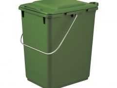 247. Poubelle verte de cuisine de 10 et 25 litres pour déchets organique et autres