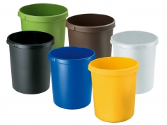 39. Corbeille poubelle 30  litres 6 couleurs dispo h 41 cm x 37,5 cm