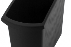 215. Corbeille rectangulaire en plastique de 18 litres