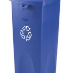 203. Collecteur en plastique carré 87 litres excellent pour le tri sélectif