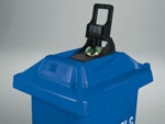 61. Poubelle conteneur 120 litres - 240 litres avec presse canette