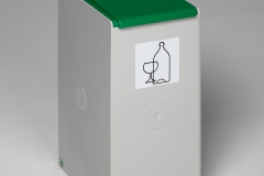 234. Poubelle de tri 40 litres avec couvercle