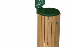 63. Poubelles tri selectif flux