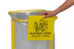 66. Poubelles tri selectif flux
