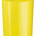 118. Corbeille en plastique jaune de 20 litres