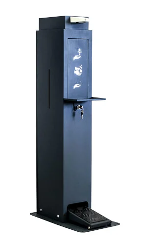 Distributeur de gel hydroalcoolique à pédale covid 19