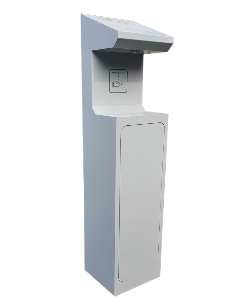 2 Hygienic Tower Automatic – Distributeur de gel hydroalcolique. • Capacité 5l + 5l • Réservoir anti-gouttes de 2l intégré • Eco-Mode • Fonctionne sur secteur ou sur batterie • Réglage de la quantité de liquide